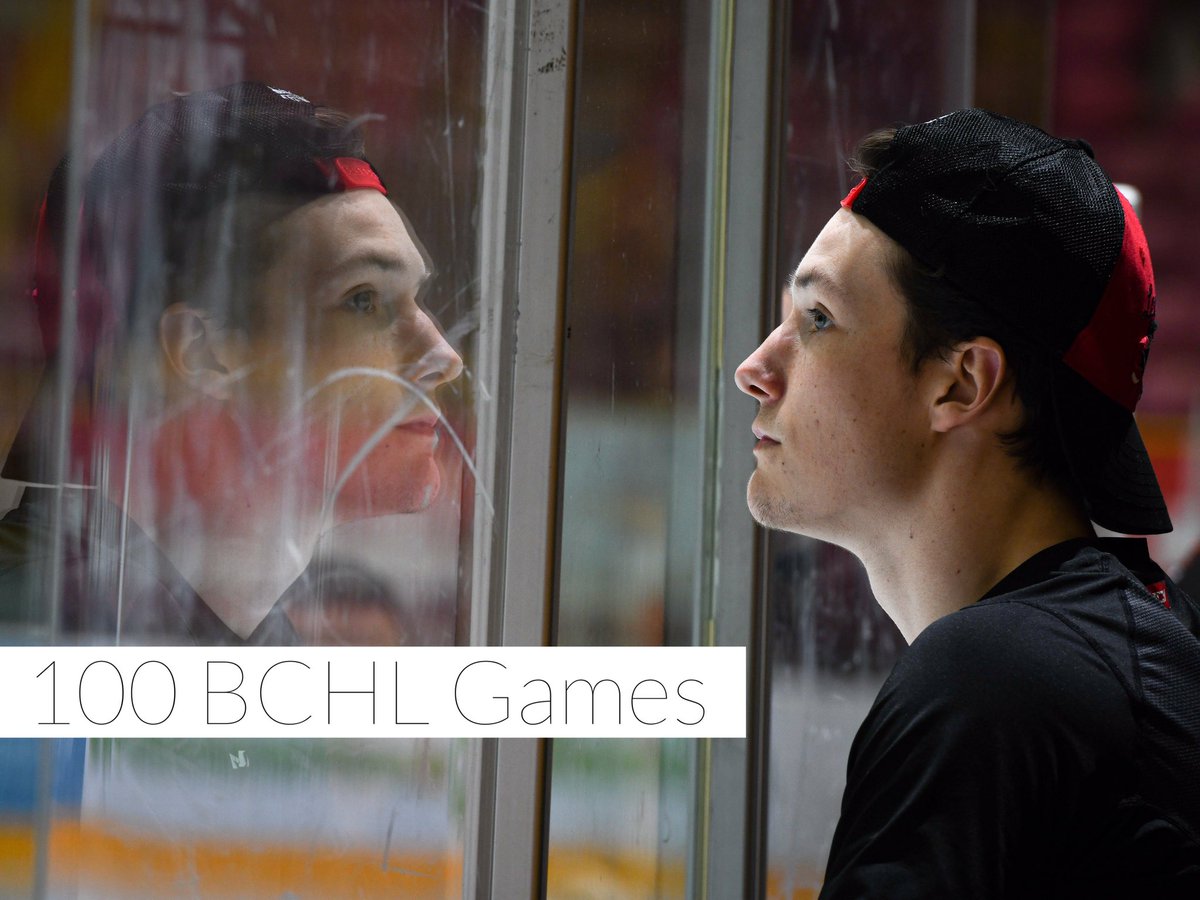 Congratulations to our <a href="/Ncherkowski21/">Nicholas Cherkowski</a> who suited up for his 100th BCHL game this weekend💯