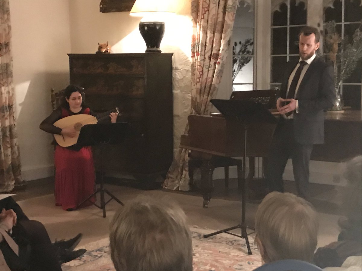 Stunning music from Untune the Sky - exquisite melodies and songs at home tonight in a super performance in the Deanery Drawing Room. Thanks to all who sang, played and came and enjoyed. <a href="/ChCh_Oxford/">Christ Church</a>