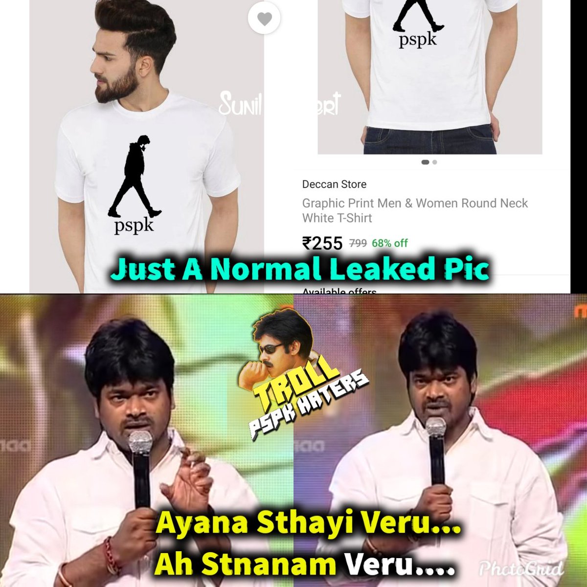 TPKHOfficial's tweet photo. Pawan Kalyan Bolthey😎
Those T-shirts Are Available In Flipkart 👍 #PSPK26 https://t.co/sLOtT4P7ZT