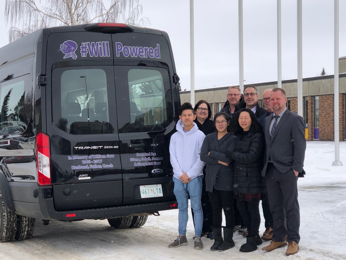 LloydPublic's tweet photo. Thank you to the Gow family for their generous sponsorship of a 15 passenger van for Baron's athletics. The wonderful donation was made in memory of William Gow, who was not only a valued LPSD coach but a valued member of the community.

#MyLPSD https://t.co/9T4DOoUJqN
