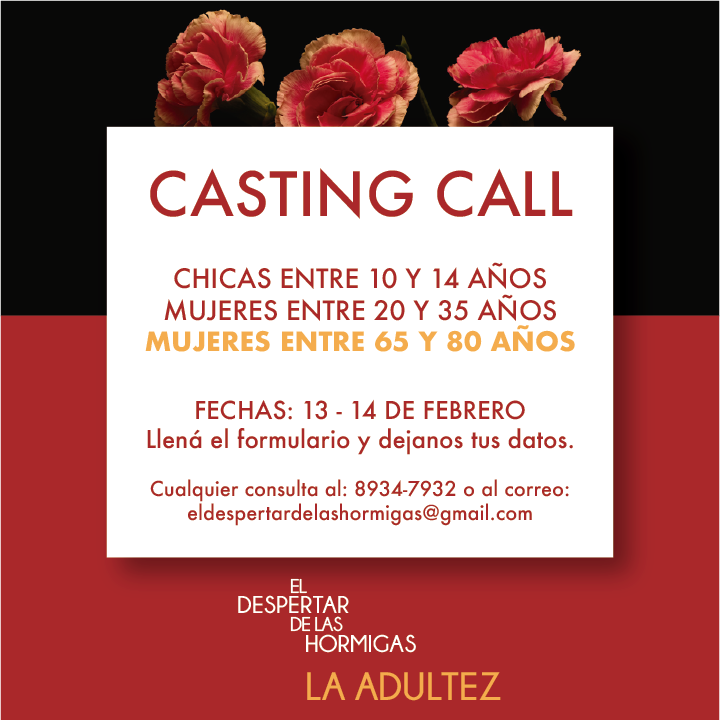 eldespertarcr's tweet photo. ✨🎉 Empezamos la tercera y última parte de El despertar de las hormigas. 🐜🐜🐜 Estamos buscando actrices (con o sin experiencia frente a cámaras) para representar la vida de nuestras protagonistas. ¡Ayudanos a compartir!!! 💪✨🎥 Acá el LINK: https://t.co/pyPBjv8eeO https://t.co/a0t901onyL