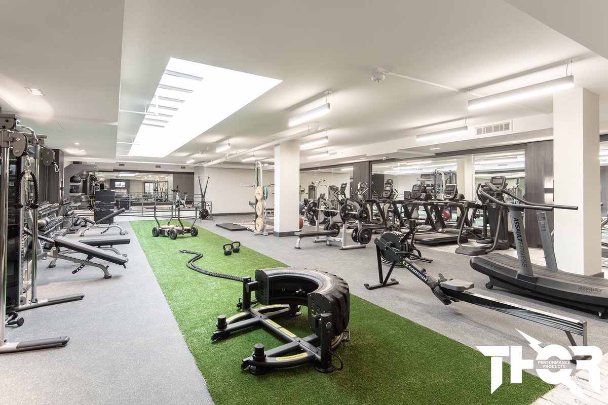 ThorPerformance's tweet image. This amenity #fitnesscenter at the Highline Union Market in Washington D.C. was #flooredbyTHOR with #ThorPerformanceTurf / #Neoflex Planx / and our #rubberflooring to create a sleek, #highend space for their community.

#ThorPerformanceProducts #sportsflooring #flooring