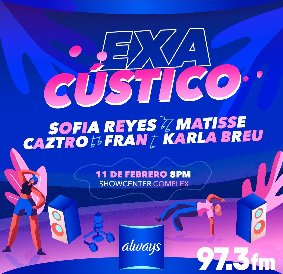 karlabreumusic's tweet photo. Familia de #Monterrey, mi primera presentación de esta década será con ustedes,😍 todavía no me lo creo! Nos vemos la siguiente semana en el #EXAcustico al lado de artistas que admiro mucho❤. Recuerden compartir este cartel y escuchar @exafm973 para ganar sus boletos!😄🙈 https://t.co/6HqucKntw7