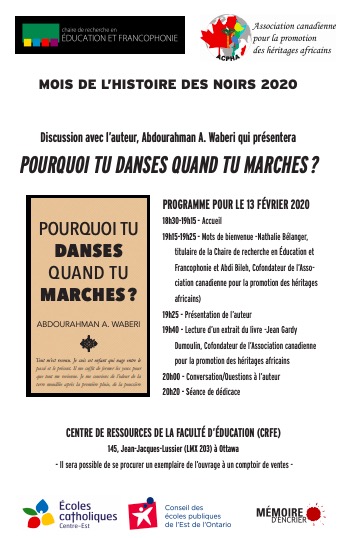 Une causerie avec Waberi sur son parcours exceptionnel raconté dans son livre. Participez  gratuitement
eventbrite.ca/e/causerie-ave…