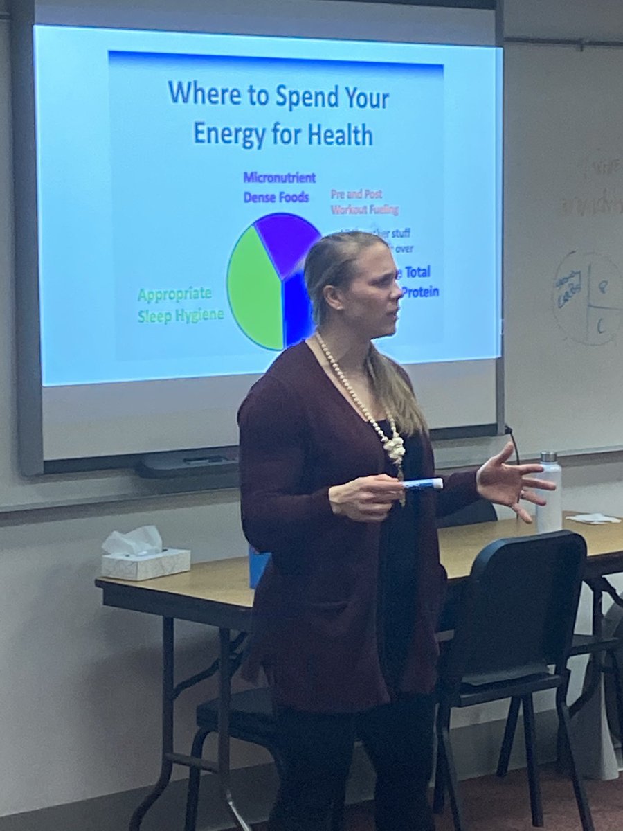 Big thanks to Michele for educating our students today! Fitplatenutrition.com