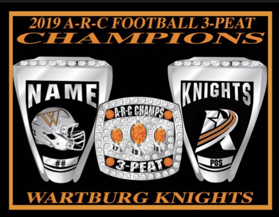 WartburgFB's tweet photo. One of the best days of the year! #RingFitting #GoKnights https://t.co/Spm3G308VA