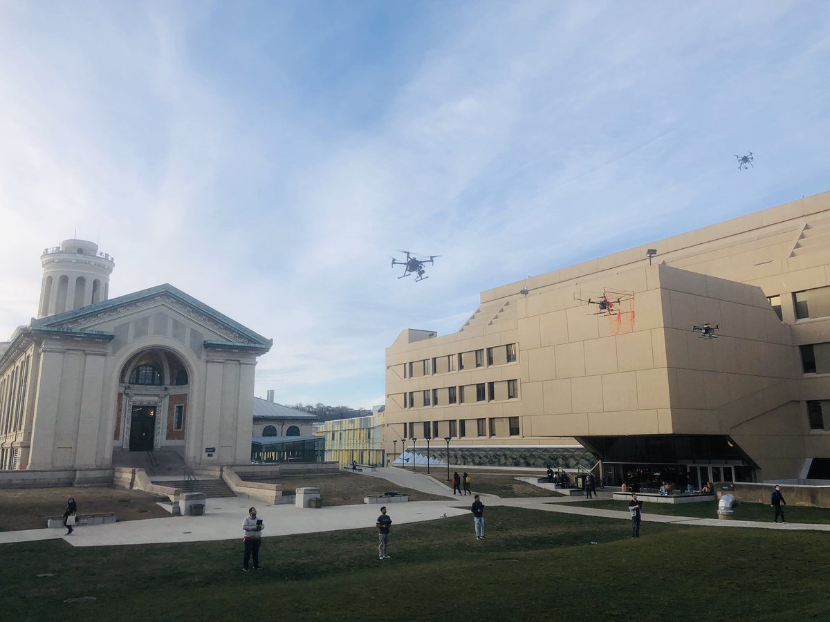 RyanKenny100101's tweet photo. Temps hit mid 50s today, so you know...suns out ...drones out?!#onlyatcmu https://t.co/XyoGCQ5vu4
