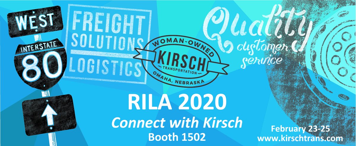 Connect with Kirsch at The Retail Supply Chain Conference. Come meet our team and learn about our capabilities at booth 1502. 

#RILA2020 #RILALINK #KirschTrans #ConnectWithKirsch #Logistics #Transportation