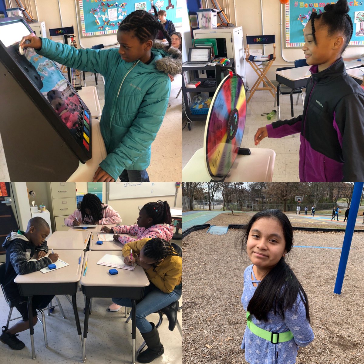 RachelKimrey's tweet photo. Reviewing our unit after the #flucation with Plinko, Wheel of Fortune, and Trash Ball!  Congrats to the winner on the bottom right. @mrshutchison5 @BeaumontMagnet https://t.co/mpU6JAIOLp