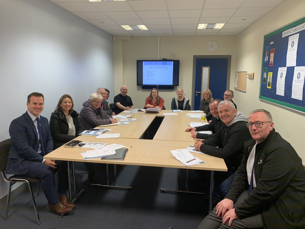 First meeting of the new year for St Benedict’s Parent Council tonight. Some exciting plans for joint working between Parent Council and Eco Committee. £500 gifted to the school to support extra curricular activities. #parentsaspartners #extracurricular #eco