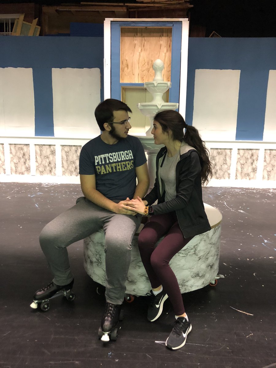 EFTheaterArts's tweet image. Our cast is hard at work to bring The Drowsy Chaperone to life!