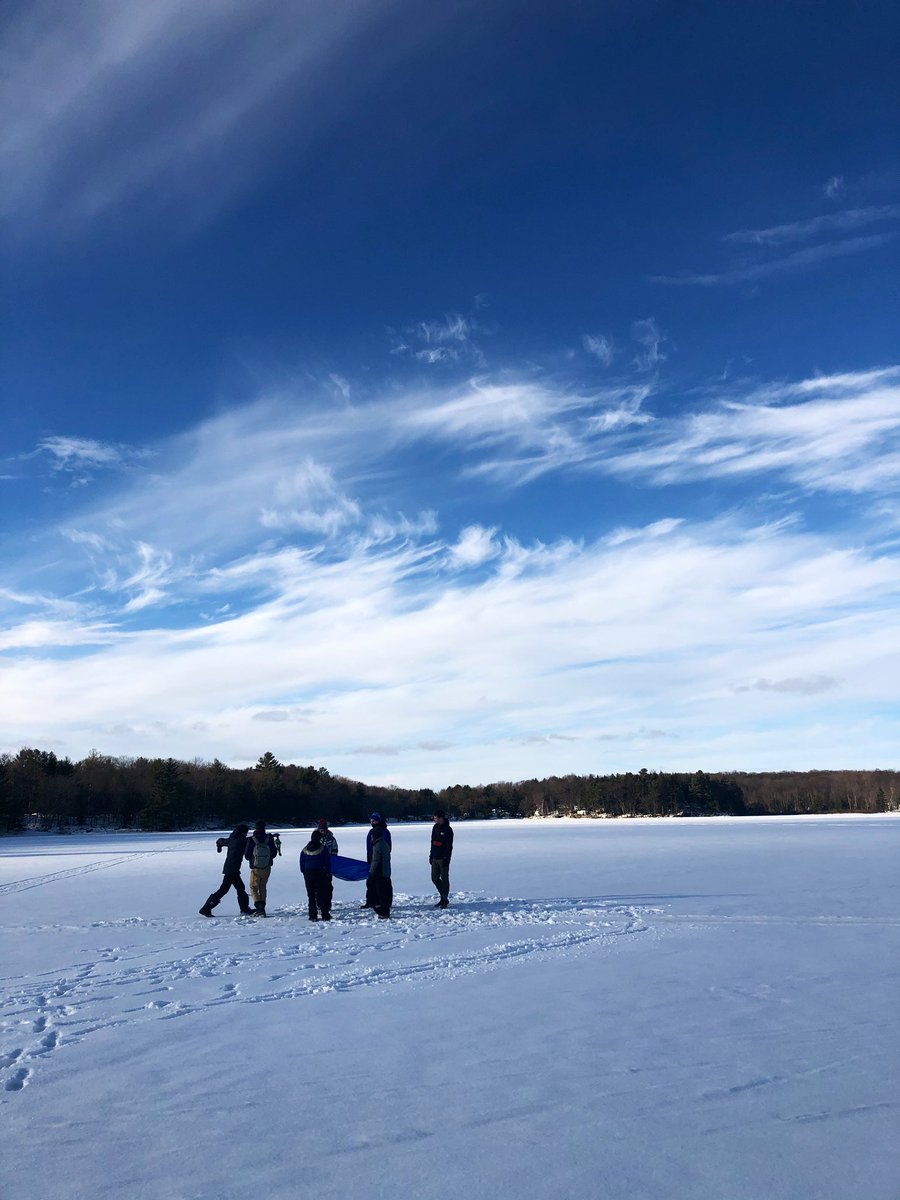mswjake's tweet photo. Enjoying our first day with @ALIVEOutdoors! We’re playing games and enjoying the beautiful sun. Grade nine ICE winter camping has begun! #ICEonIce #YorkLearns https://t.co/RVn9NOJcaI