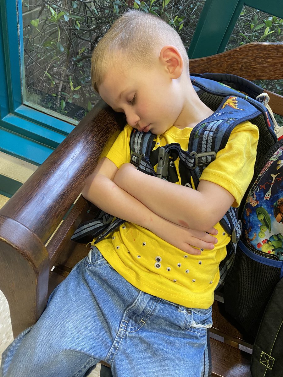 _joyce_7655's tweet photo. 100th day of school wore this boy out!  @PeachCreekElem @SplendoraISD #100dayswornout #100thDayOfSchool https://t.co/v1FWuFIaoe