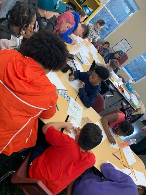 Thank you <a href="/cathygjohn/">Cathy G. Johnson🏴‍☠️</a> for sharing your artistic skills with our Club kids this week! Come back again, the youth loved having you and creating their own characters!