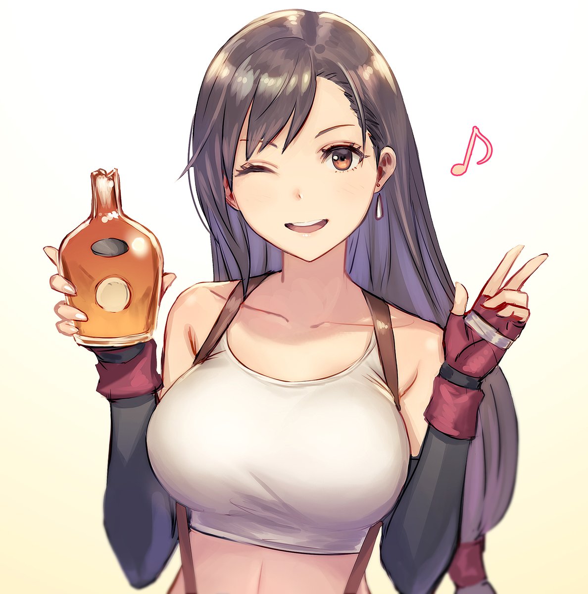 ティファ・ロックハート 「@Xenogears1989 ? 」|あんべよしろう/Yoshiro Ambeのイラスト