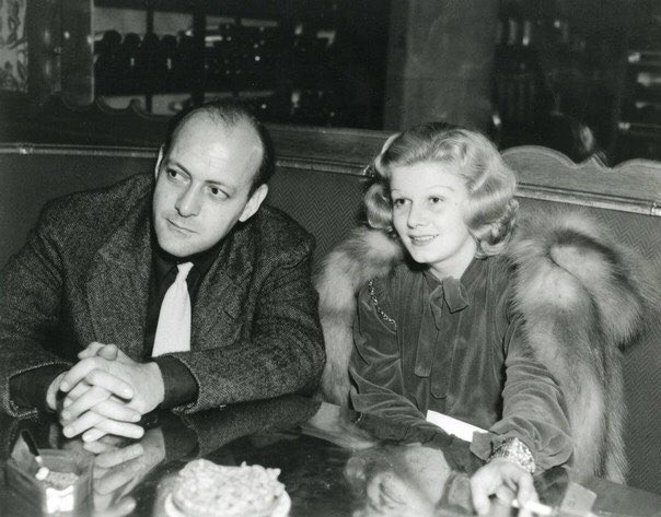 Jean then returned the sapphire ring to her hand, but was still spotted out and about with Donald Friede. On May 23, they made what would be her last public appearance. Here they are at dinner that night. This is Jean’s last public candid photo.