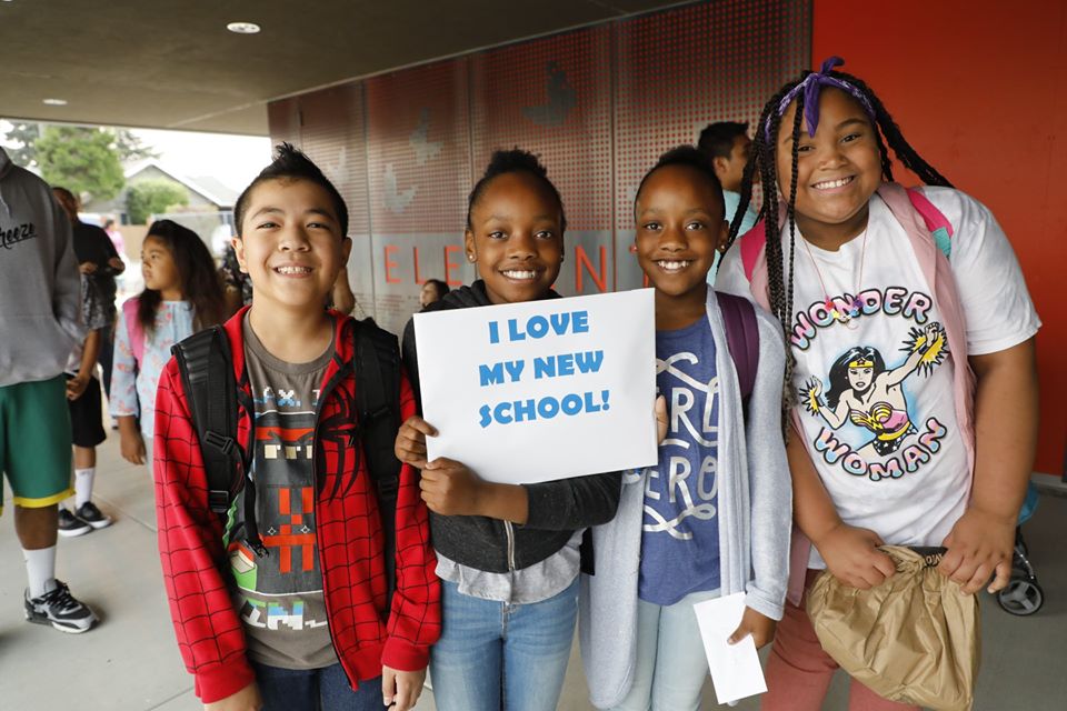 tacomaschools's tweet photo. “Without hesitation, I can say that Arlington students love their new building. This new building tells students that they matter to the adults around them, and that means a lot.” Principal Pye-Carter, Arlington #ThankYouVoters #BuildingForAchievement https://t.co/27rZcp12st