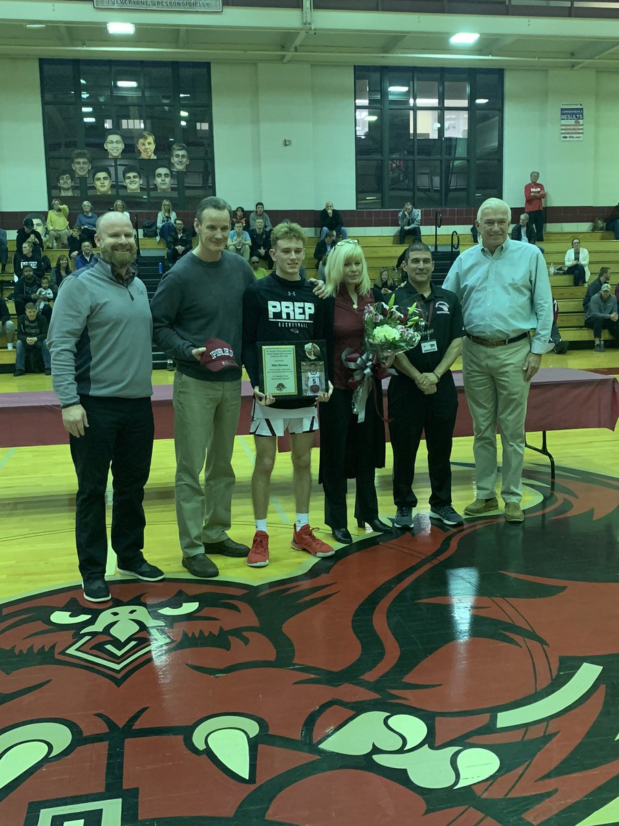 SJPrep_Sports's tweet photo. Honoring our 4 Senior Co-Captains tonight! They are, Chris Arizin, Brian Geatens, Michael Keenan and Trevor Wall. https://t.co/K0v2UtRaei