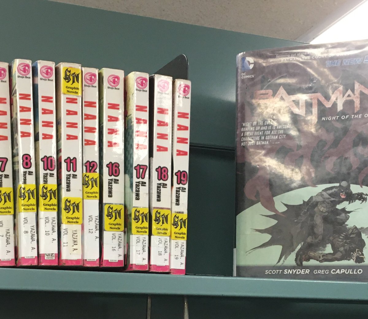 MightBeKelly's tweet photo. There’s a librarian at my local library with a sense of humor. https://t.co/PR0QTcmoiR