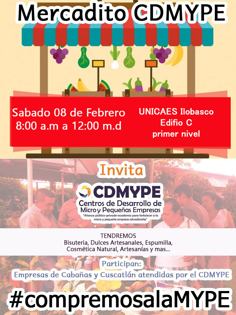 Te invitamos a participar en nuestro Mercadito MYPE

#compremosalaMYPE