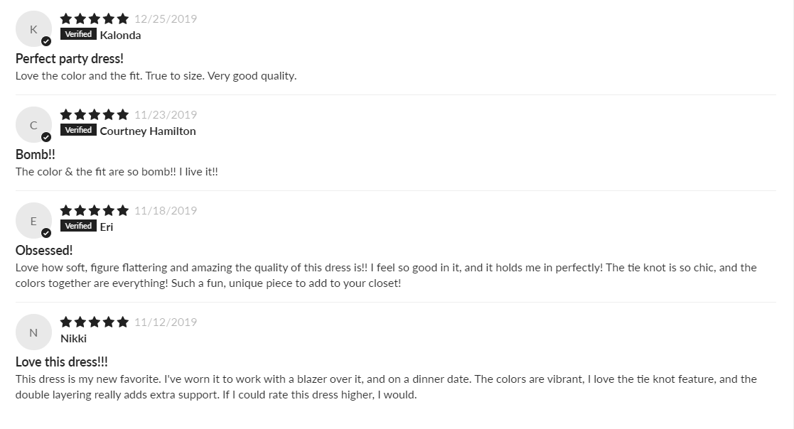 The reviews are in! The colorblock dress is a clear customer favorite! 

Shop now on KINbyKristine.com!