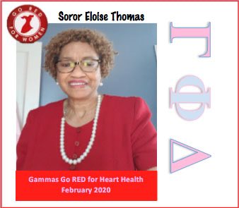 alphagamma1943's tweet photo. “I wear red for everyone fighting heart disease.” -Soror Thomas
#GammaPhiDeltaSororityInc #AlphaGammaChapter #GoRed2020 https://t.co/GLzoES1xkN