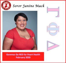 alphagamma1943's tweet photo. “I go red for my late aunt P.J. Beaty and my late aunt Evelyn Hill, who both suffered from heart disease.”
#GammaPhiDeltaSororityInc #hearthealth #AlphaGammaChapter #GoRed2020 https://t.co/1Yqf9jAC8c