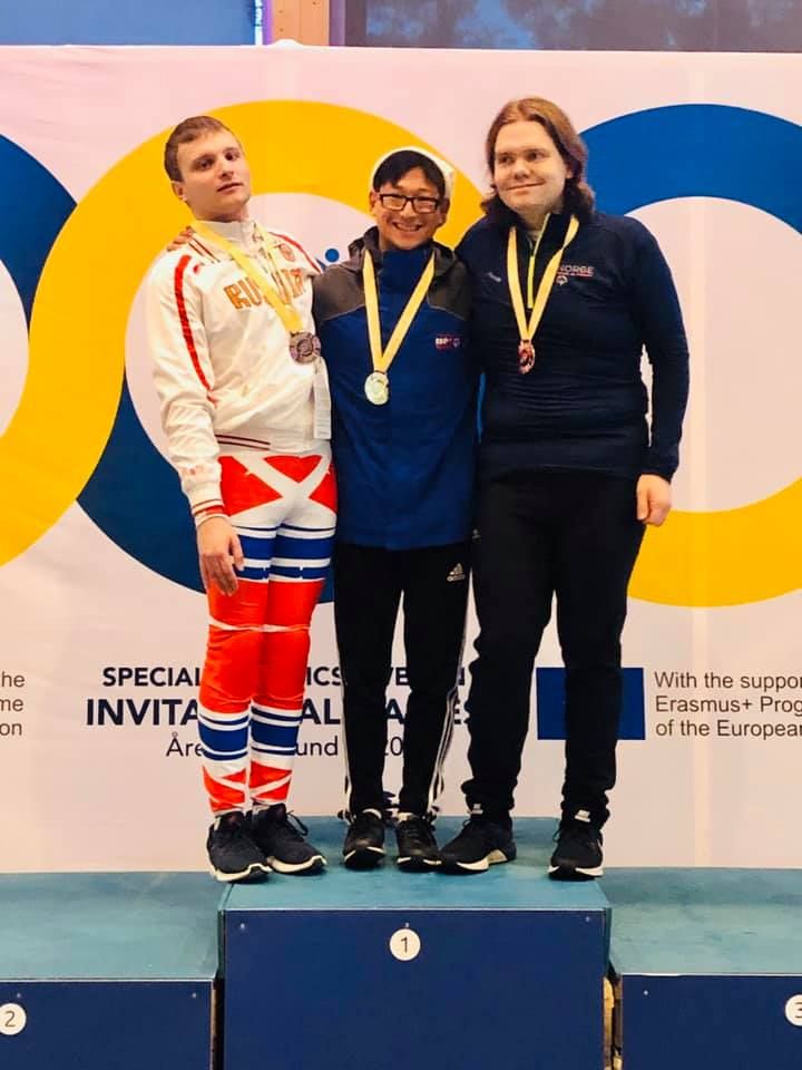 Jay Choi has already earned 3 gold medals at <a href="/sweden2021/">Special Olympics Sweden Invitational Games 2020</a> Invitational! 

He's one of 3 Virginia athletes representing <a href="/specialolyUSA/">Special Olympics USA</a> this week at the international event. #Sweden2020