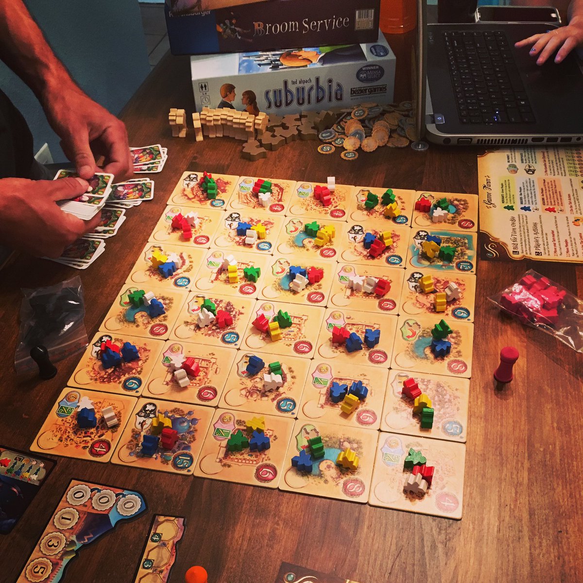 TherapyWolfy's tweet photo. #5tribes One of the draws to this game is how quickly you can play and yet you still have a ton of depth and strategy in it! Definitely a favorite for me! #boardgames #boardgamesofinstagram #bgg #tabletopgames #tabletopgaming #fivetribes #boardgamestream #streamer #streaming https://t.co/aZgNw5iSzN
