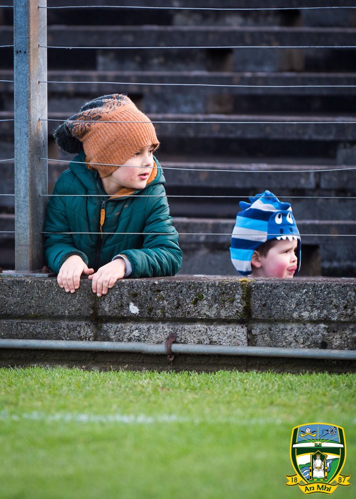 MeathGAA's tweet photo. One day I’m going to be out on that pitch playing for Meath.

A cracking pic by @BMPHOTOME of a young supporter intently watching the action during yesterday’s Allianz Football League Roinn 1 Round 2 game against @officialdonegalgaa.

#AnMhíAbú #MeathGAA #AllianzLeagues https://t.co/Be2ekU8EHN