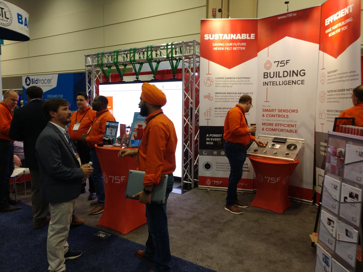 75f_io's tweet photo. Whew! That's a wrap for day 1 here in Orlando at @ahrexpo!

See you tomorrow at booth #268 where you can enter to win a free BAS install, courtesy of #75F. We're out! https://t.co/HZcfHm5McA