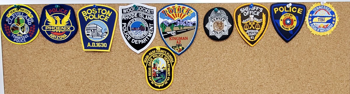 MrWortman2's tweet image. The CJ 1 students and I would like to thank all the agencies that have responded to our patch requests. Stay Safe #PatchProject @LHSintheNews @DenverPolice @MiamiDadePD @TBInvestigation @phoenixpolice @KingmanAZPolice @Cleveland_TN_PD @roundrockpolice @WoonsocketPD @bostonpolice
