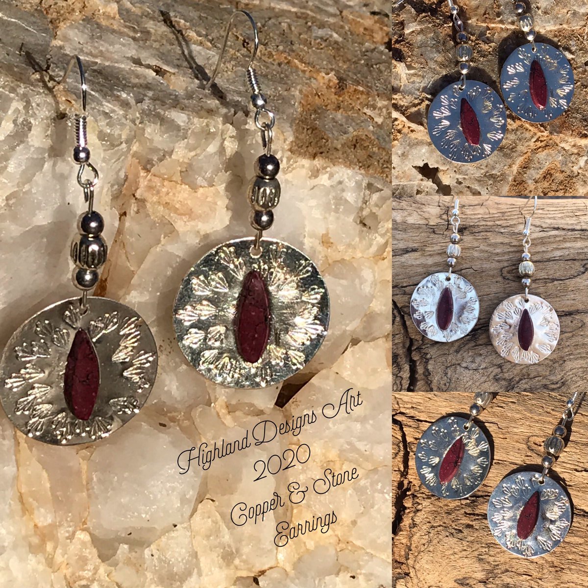twinlukers's tweet photo. @DownlandCrafter Made some Copper Earrings and Adjustable rings for our Crew!! #copperjewelry #copperearrings #stoneearrings #etsyfinds #etsygifts #etsycopper #etsyoninstagram #handmade https://t.co/mjLfGvWZ6f