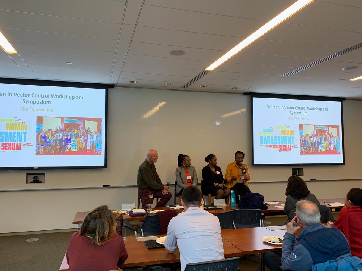 pamcafrica's tweet photo. Last week, PAMCA colleagues Damaris Matoke, Theresia Nkya &amp; Emma Orefuwa were privileged to spend 2 days at the Bill &amp; Melinda Gates Fdn HQ to discuss PAMCA's women in vector control program. The team were fortunate to meet with Melinda Gates and outgoing CEO Sue Desmond-Hellman. https://t.co/N7eSTNWQIG