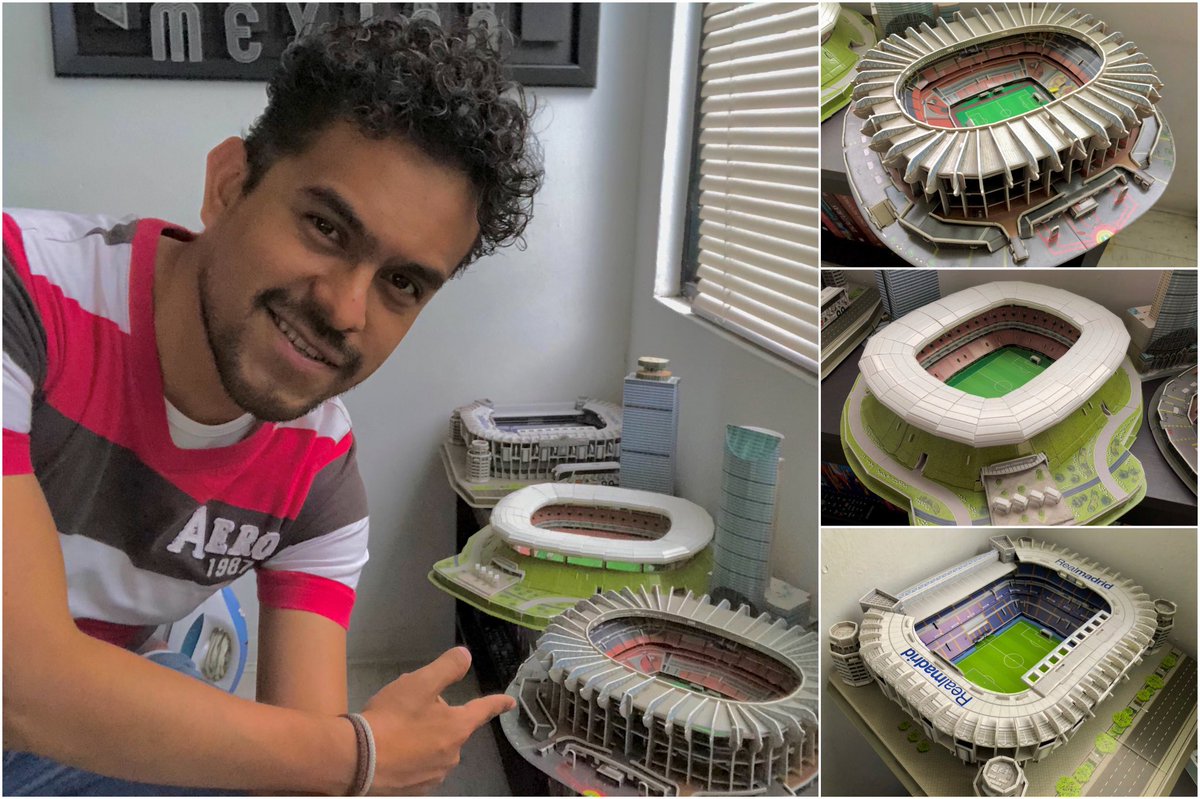 ar2_mx's tweet photo. : Mis pasión por las maquetas ::
Los saqué del ropero para quitarles el polvo a estos modelos a escala. @EstadioAzteca @EstadioAkron @elbernabeucom @TorreMayorMx #TorrePemex #coleccionista #cdmx #guadalajara #madrid @ClubAmerica @Chivas @realmadrid https://t.co/pt5NtVtabI