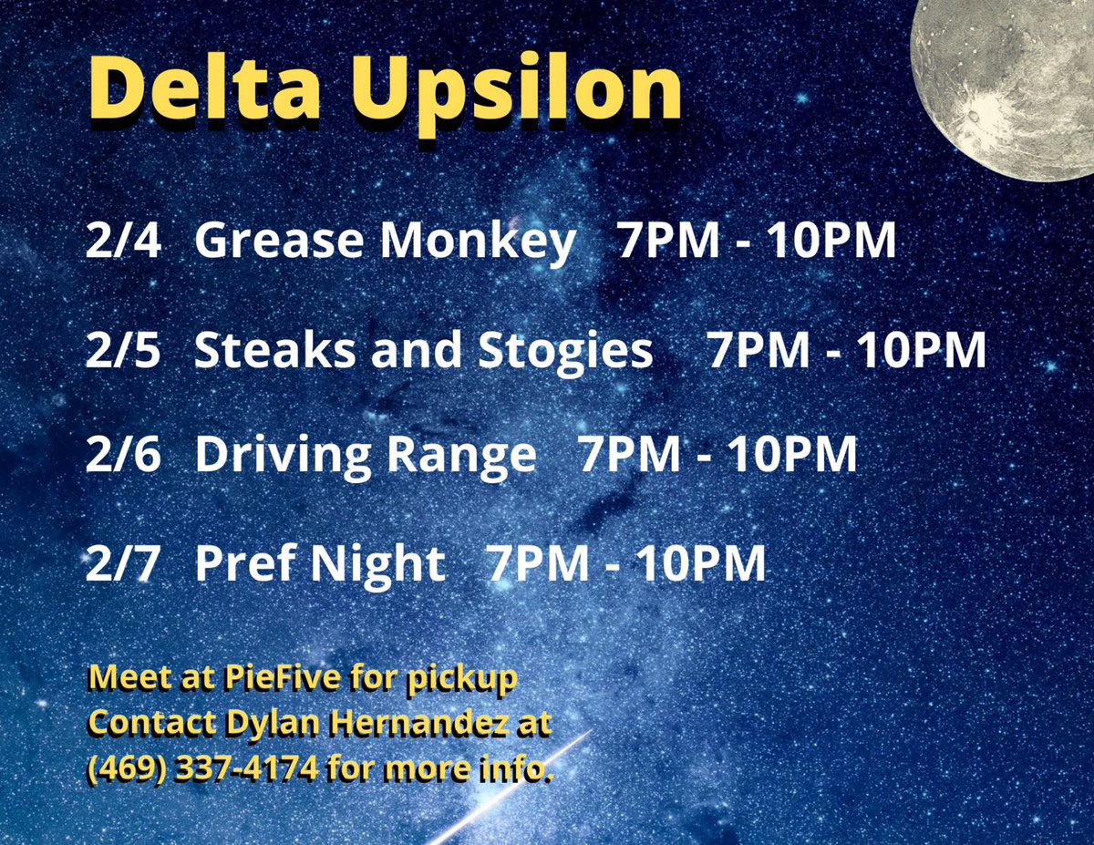 Join our brotherhood, come out and meet us this week!