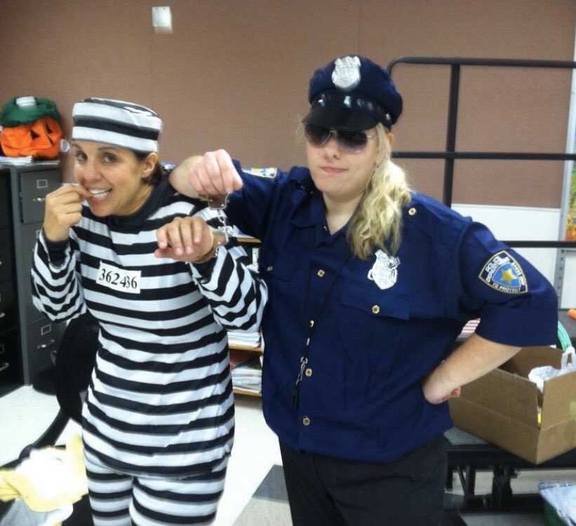 lizkiley17's tweet photo. My partner in crime, @LeuzingerJill makes every day more exciting (especially when dress-up days are involved!)! #WeLoveOurParksideStaff https://t.co/YTTkcnEBNm