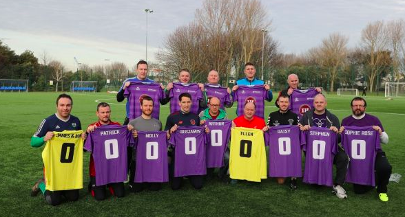 MensHealthAMHF's tweet photo. The power of soccer is again being used to assuage the pain of losing a child, with a charity match taking place in Ireland at the end of May between teams of bereaved dads. #stillbirth #neonataldeath #grievingdads 
https://t.co/355I4k6Oe1 https://t.co/15S1KN1Up4
