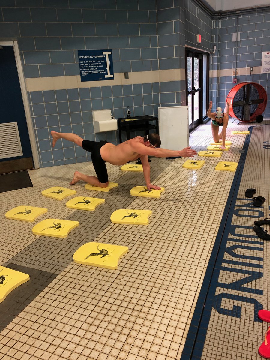 Waterproofcoach's tweet photo. Working on shoulder alignment on deck.   #swim  #swimming  #swimworkout   #swimmer    @Waterproofcoach https://t.co/ZUMQXlDyJI