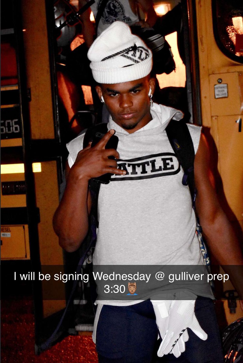 iamGabeTaylor's tweet photo. Signing Wednesday @ gulliver prep 3:30 https://t.co/rR5oMAm0lx
