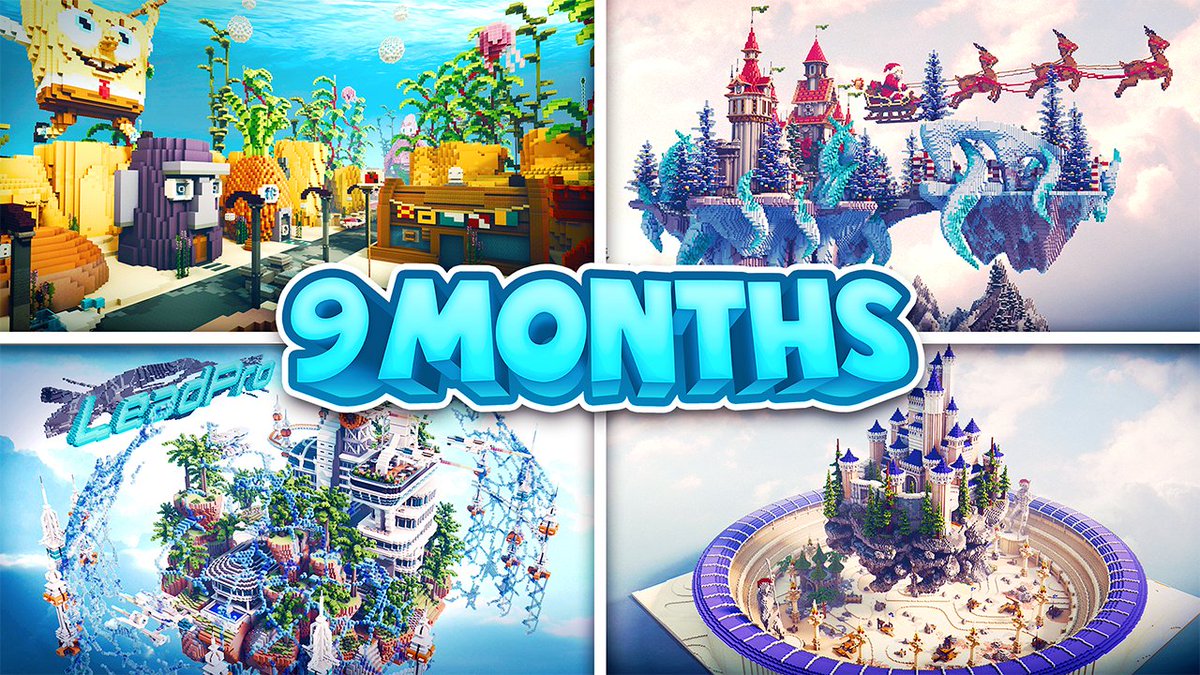 LeadProMC's tweet photo. 9 MONTHS video is out! 📸 ⏰
Created by @IlayAharon12
https://t.co/Fvd0m9yPOI
#minecraft #building #cinematic #leadpro https://t.co/OKZsPhH1IY