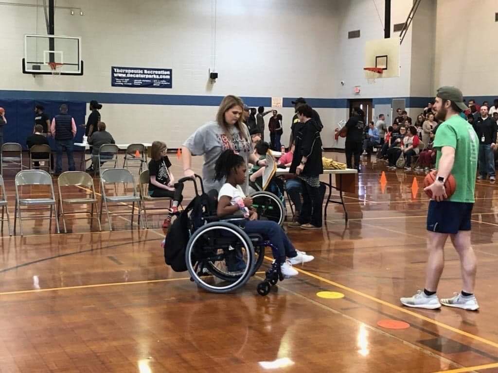 DecaturParks's tweet image. Special Olympics Basketball Skills Evaluation held at the Aquadome today.
Thanks to all those who came out to help.