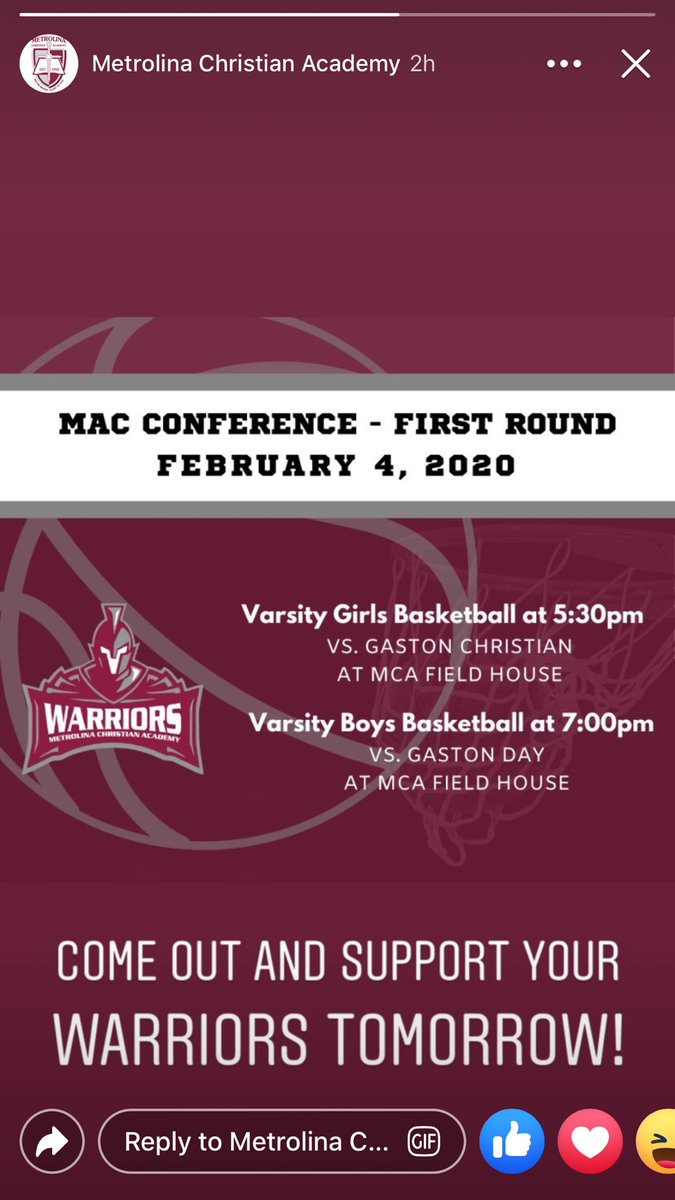 Metrolina_WBB's tweet photo. Come out and support the Warriors as we host the 1st round of the MAC Conference tourney

@theobserver @SCSportsReport @UCHOOPS @UCWeekly @langstonwertzjr @highschoolot @NCBBW_Report https://t.co/YZwue9NAVH