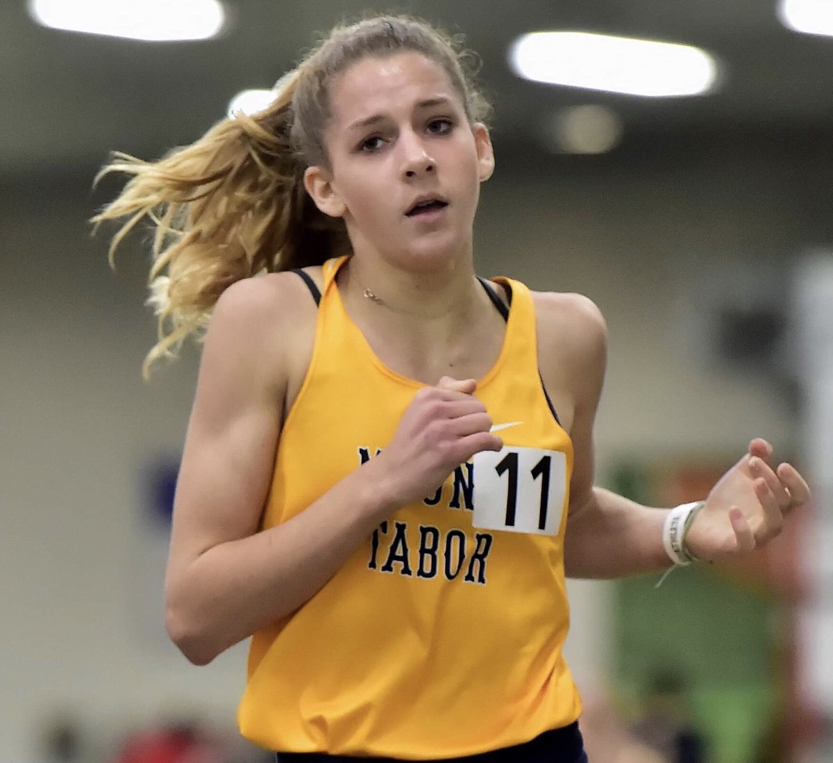 MtTaborXC's tweet photo. 🚨 School Record 🚨 Freshman Hannah Riley ran 1:18.88 tonight to break Taylor Dewberry’s school record in the 500 meter dash! https://t.co/Dt8rSdpBeu