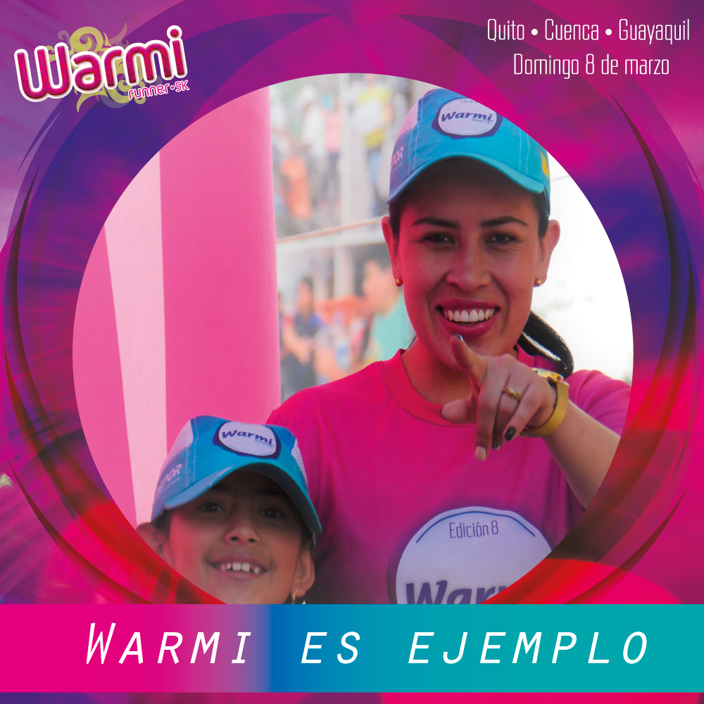 #WR5K ES EJEMPLO. Madre e Hija unidas por el deporte. Si predicas con el ejemplo dale RT y ❤️. Domingo 8 de marzo 2020 #Guayaquil #Quito #Cuenca #WarmiRunner5k 😊🏃‍♀️