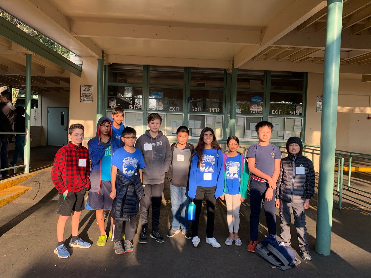 BullisCharter's tweet photo. Bullis Charter School's middle school math team made history this weekend! They placed second in the Peninsula Chapter competition of @MATHCOUNTS, earning a spot in the state competition! https://t.co/7rN8vsXD1b