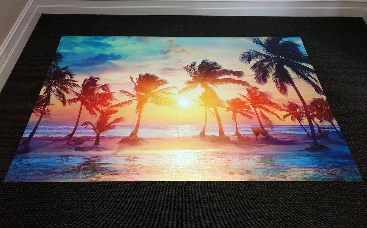 AishSupport's tweet image. Custom printed 2.7m x 1.8m photo booth backdrop for a Hawaiian beach party. Printed in 3 slices for easy transport and install. Get one for your next party or event.