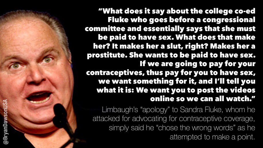 ‪Perhaps people are wishing ill on Rush Limbaugh precisely BECAUSE they listened to his show? Lee Atwater repented on his death bed. I sincerely pray Rush, whose lies and disinformation did so much damage to our democracy, does as well.‬