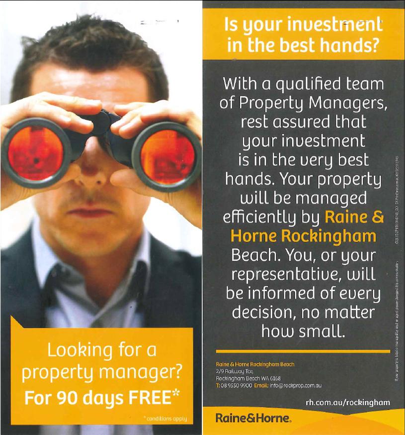 RHRockingham's tweet image. 90 Days Free Property Management. An award winning team to effectively manage your investment property backed, by our famous Superbrand.. IT JUST DOESN'T GET ANY BETTER THAN THIS! 
Call us today to find out more! 
#raineandhornerockinghambeach #R&amp;amp;HROCKINGHAM