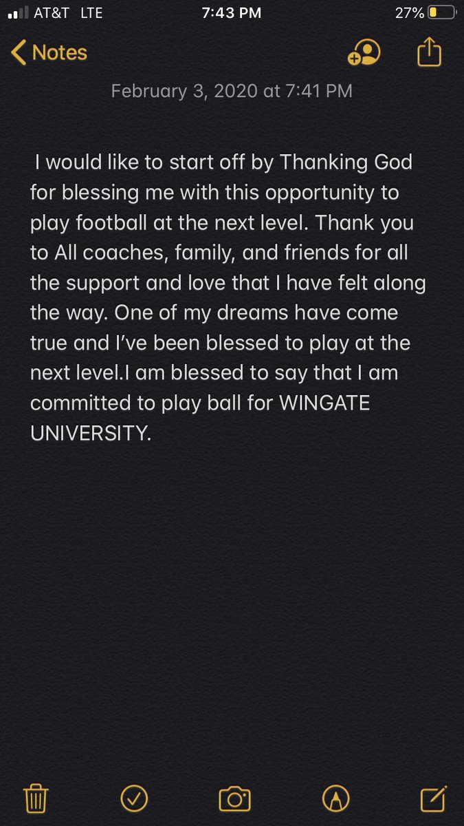 bedeacosta's tweet photo. @Etowah_Recruits @Coach_Keziah @WingateFootball https://t.co/5fxenEOc49